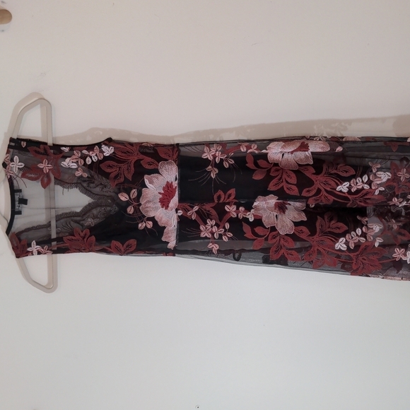 LULUS Work The Bloom Embroidered Maxi Dress xs - Picture 6 of 7